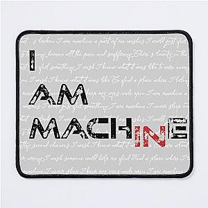 Three Days Grace I Am Machine Lyrics Mouse Pad