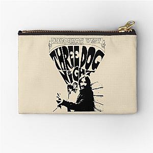 Three Concert Dog Poster - The Black Stencil Zipper Pouch