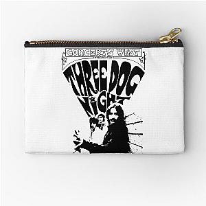 Three Concert Dog Poster The Black Stencil  Zipper Pouch