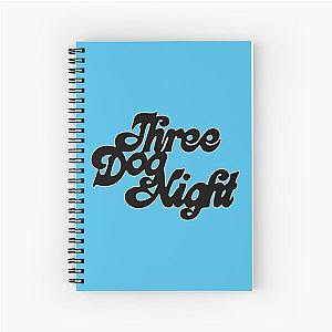 BEST SELLER   Three Dog Night Logo Merchandise    1 Spiral Notebook