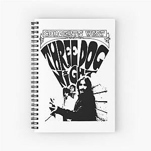 Three Concert Dog Poster - The Black Stencil Essential T-Shirt Spiral Notebook