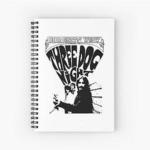 Three Concert Dog Poster The Black Stencil  Spiral Notebook