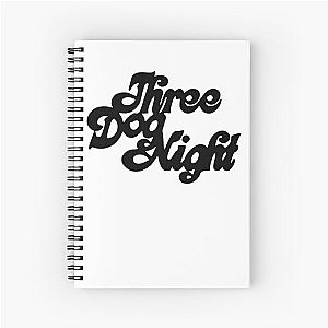 Three Dog Night Logo Merchandise Spiral Notebook