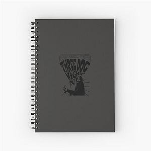 Three Concert Dog Poster - The Black Stencil Essential T-Shirt Spiral Notebook