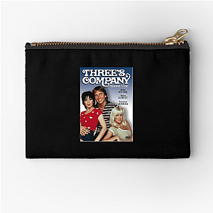 Classic Sitcom Gem Threes Company Zipper Pouches
