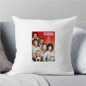 Comedic Roommate Chaos Threes Company Pillows Cover