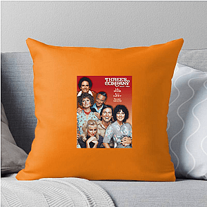 Comedic Roommate Chaos Threes Company Pillows Cover