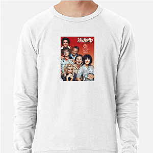 Comedic Roommate Chaos Threes Company Sweatshirts