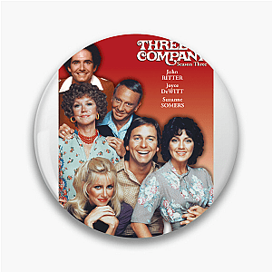 Comedic Roommate Chaos Threes Company Pins
