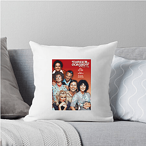 Comedic Roommate Chaos Threes Company Pillows Cover