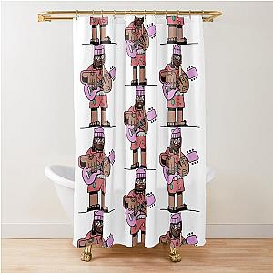 Pink is Pain , Thundercat   Shower Curtain