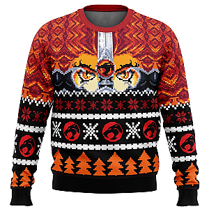 Ho Ho Hooo Holiday Thundercats Ugly Christmas Sweater