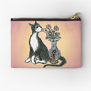 The One and Only Gringo Thundercat; Flowers Zipper Pouch