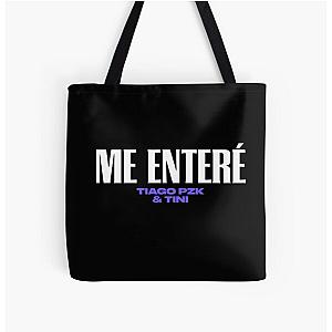 TINI, Tiago PZK - Me Entere  La Doble T All Over Print Tote Bag