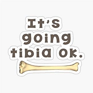 Tibia Bone Pun Sticker