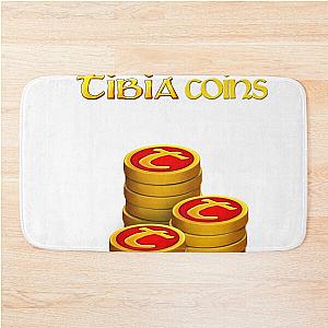 Tibia MMORPG Tibia Tapete de banho preto de moedas