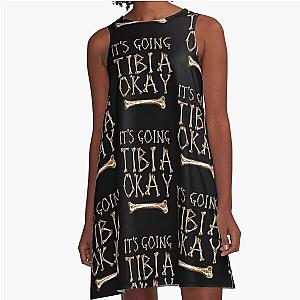 É um vestido de linha