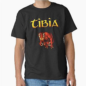 Tibia T-shirt clássico MMORPG