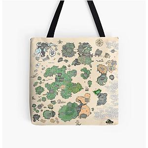 Tibia Mapa Atualização de verão 2021 tudo sobre impressão Tote Bag