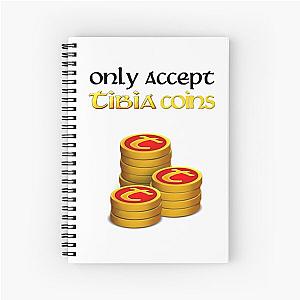 Tibia MMORPG Tibia Notas em espiral de moedas