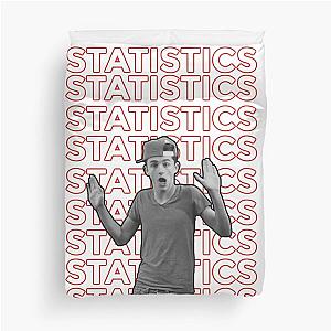 Timothée Chalamet statistics Duvet Cover