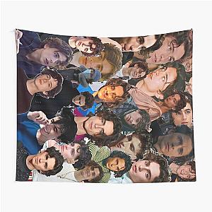 Timothée Chalamet Photo Collage Tapestry