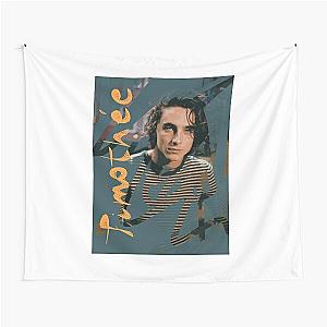 Timothée Chalamet portrait art Tapestry