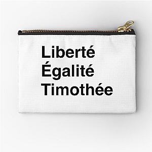 Liberté, Égalité, and Timothée Zipper Pouch