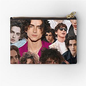 Timothee Chalamet collage     Zipper Pouch