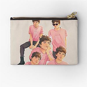 Timothée Collage - Pretty in Pink Zipper Pouch