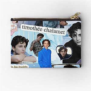 Timothée Chalamet Collage  Zipper Pouch