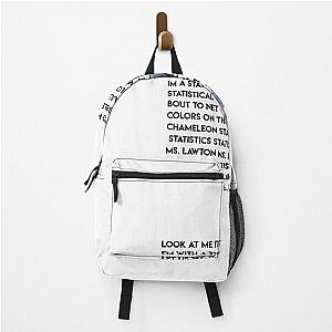 Timothée Chalamet Statistics Backpack