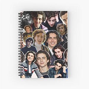 timothée chalamet collage 2.0 Spiral Notebook