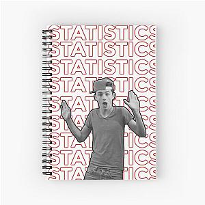 Timothée Chalamet statistics Spiral Notebook