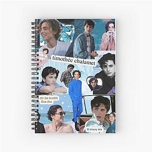 Timothée Chalamet Collage  Spiral Notebook