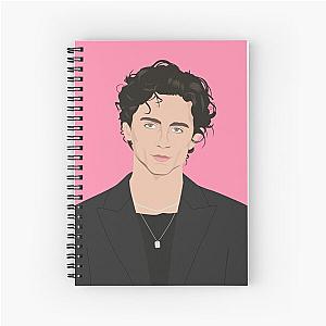 Timothee Chalamet - Pink Spiral Notebook