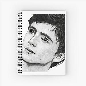 Timothée Chalamet drawing Spiral Notebook