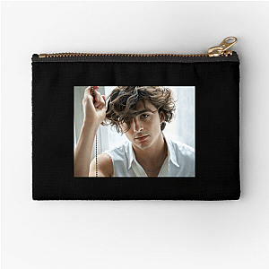 Lips. Curls. Chalamet. Timothée Zipper Pouches