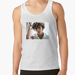 Lips. Curls. Chalamet. Timothée Tank Tops