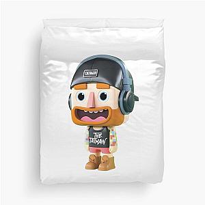 TimtheTatman Happy face Duvet Cover