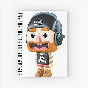 TimtheTatman Happy face Spiral Notebook