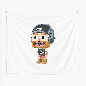 TimTheTatman Happy Tapestry
