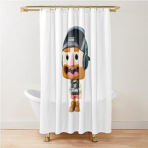 Tim the Tatman Happy Shower Curtain