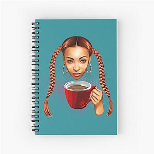 Tinashe New Design Premium Scoop Spiral Notebook