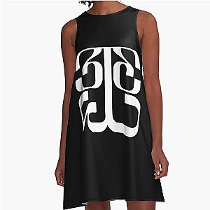 Tinashe - 333 White Logo A-Line Dress