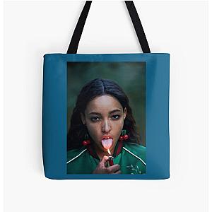 TINASHE Long All Over Print Tote Bag