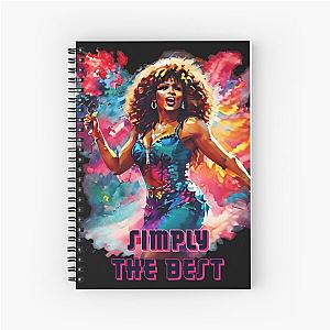 Tina Turner "Simply The Best" Design Spiral Notebook