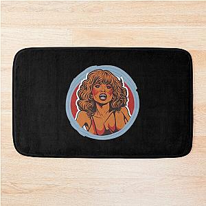 Cute tina turner Bath Mat