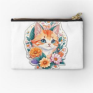 the tina turner , cat cute Zipper Pouch