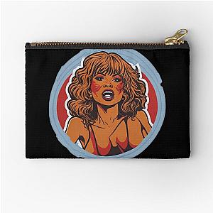 Cute tina turner Zipper Pouch